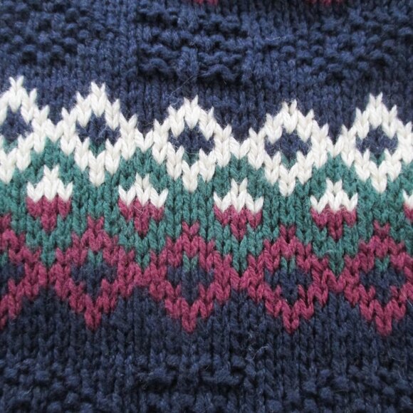 Eddie Bauer Men's Ski Sweater 100% Cotton Size L - Picture 9 of 10